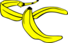 Cartoon Banana Peel Clip Art